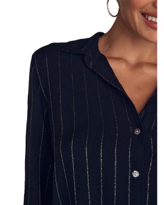Lurex Stripe Clean Shirt