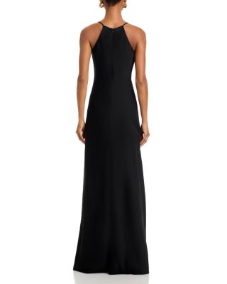 Ennis Satin Cowl Neck Dress