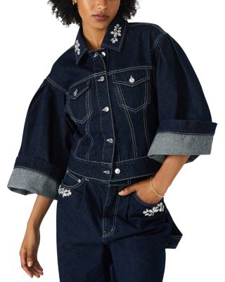 STEVE MADDEN - Dorothy Wide Sleeve Denim Jacket