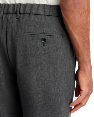 Performance Wool Drawstring Trousers with Elasticated Waistband