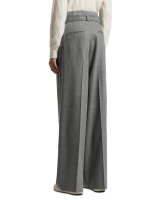 Belted Wide Leg Pants