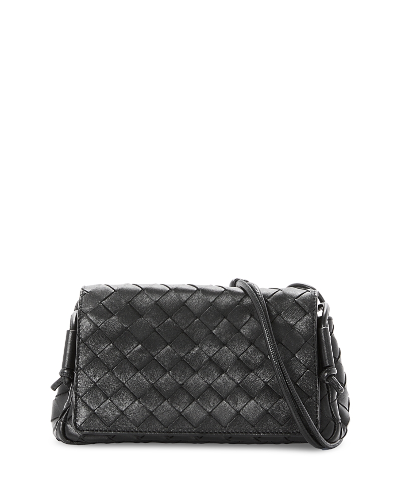 Bottega Veneta Notturno Intrecciato Leather Pouch