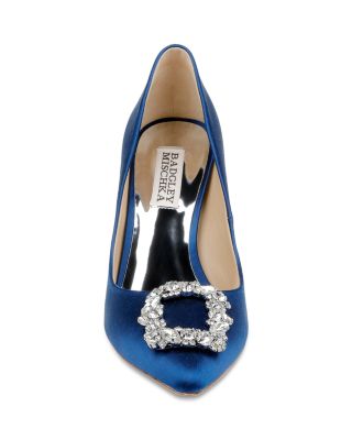 Women's Cher Crystal Buckle Pumps