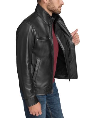Winton Leather Bomber Jacket