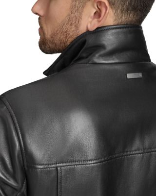 Winton Leather Bomber Jacket