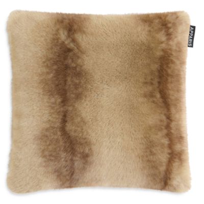 Brenn Faux Fur Pillow, Square