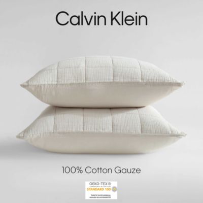 Cotton Gauze Solid Euro Sham, Set of 2