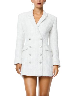 Scattered Tinsel Tweed Mini Dress