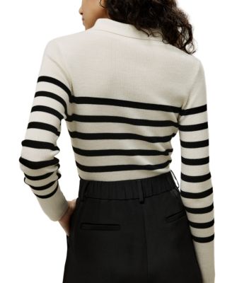 Striped Ultra-fine Merino Wool Sweater