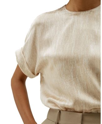 Pearl Satin Silk Top