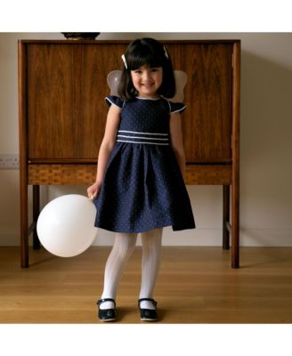 Girls' Dot Damask Dress - Little Kid, Big Kid