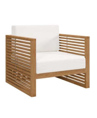 Carlsbad Teak Wood Outdoor Patio Armchair