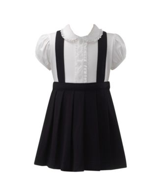 Girls' Eloise Jersey Blouse & Pinafore Set - Little Kid, Big Kid