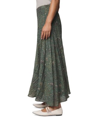 Versailles Textured Maxi Skirt