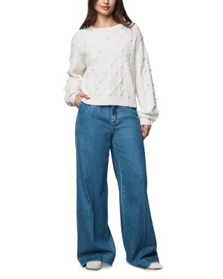 Demi Pearl Crewneck Sweater