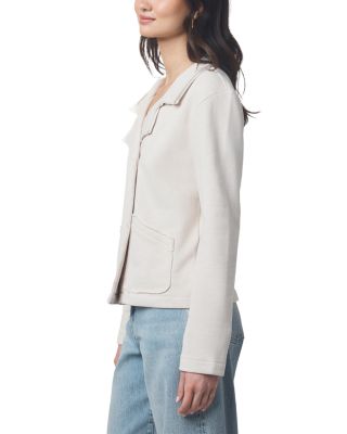 French Terry Double Breasted Blazer