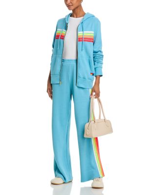 Rainbow-Stripe Hoodie 