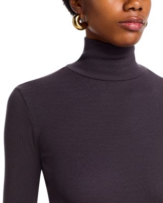 Luxe Rib Turtleneck Tee