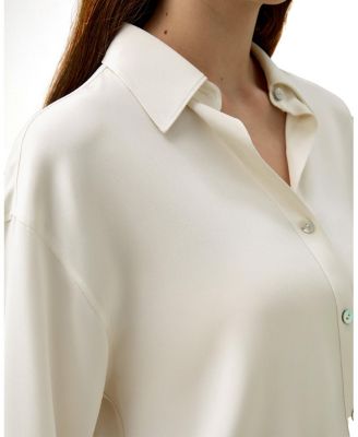 The One Relaxed Fit Silk Shirt