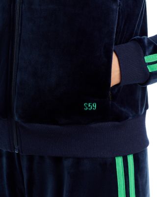 Heritage Velour Bomber Jacket