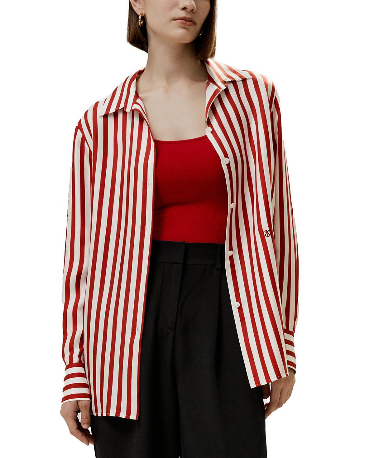 Lilysilk Amalfi Stripe Silk Shirt