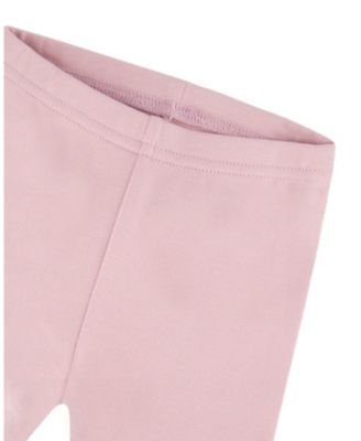 Girls' Organic Cotton Bi-Material Tunic and Leggings Set - Baby