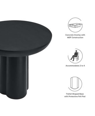 Caspian 40" Round Concrete Dining Table