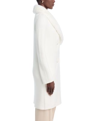 Faux Fur Collar Milano Stitch Jacket