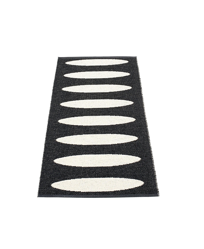 Pappelina Ella Rug, 27 X 60 In Black