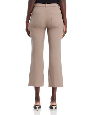 Cropped Kick Flare Pants
