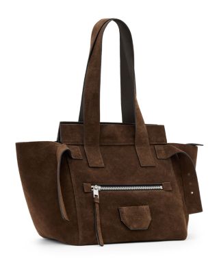 Perez Suede Shoulder Bag