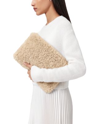 Bettina Shearling Clutch