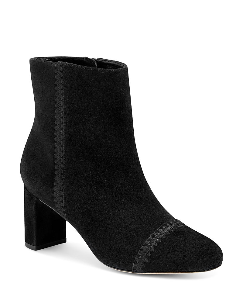 Cinq a Sept Women’s Peyton Crochet Suede Ankle Boots
