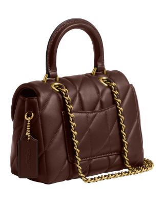 Tabby Mini Quilted Leather Satchel   