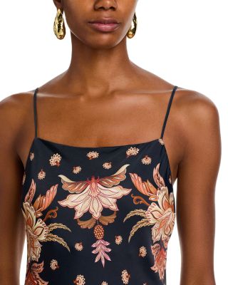 Majestic Garden Maxi Slip Dress