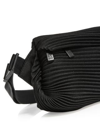 Bias Pleats Waist Bag