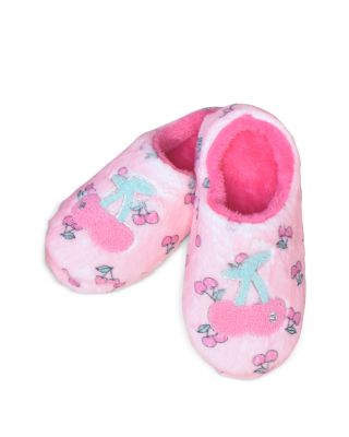 Girls' Cherry Plush Slippers