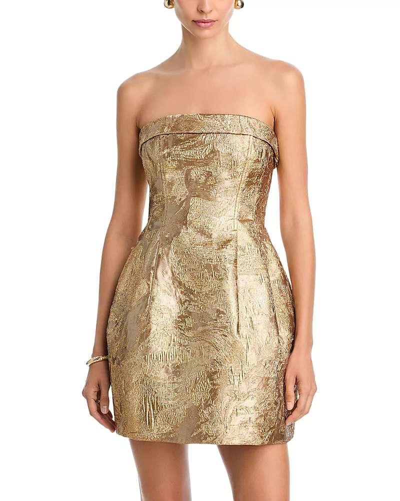 Simkhai Ariani Strapless Mini Dress