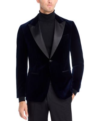 Velvet Satin Peak Slim Fit Dinner Jacket