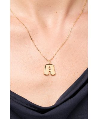 Bubble Letter Necklace