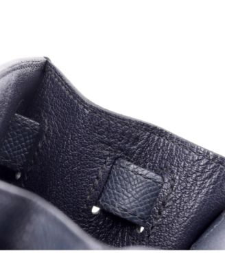 Kelly 28 Handbag Blue Epsom with Gold Hardware