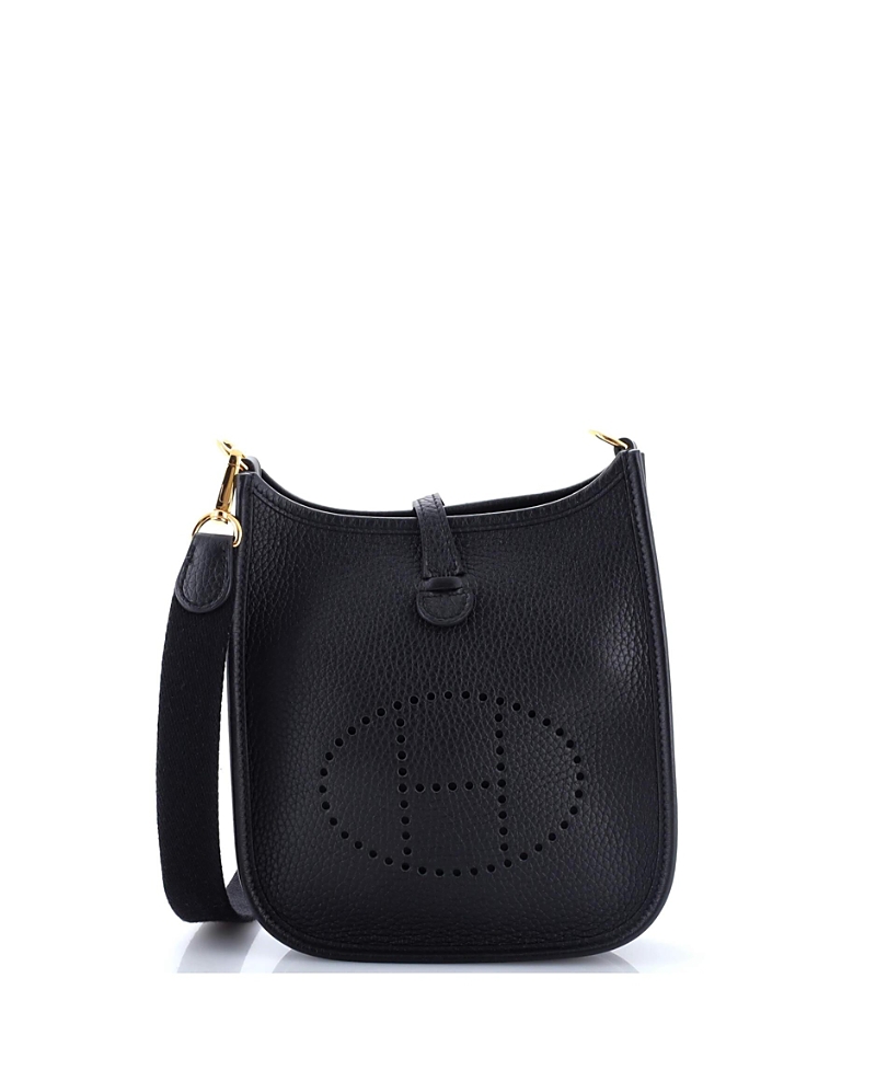 Click to view more detailed imagery on our partner's website Pre-owned Pre-owned Hermes Hermes Tpm Evelyne Bag Gen Iii Clemence In Black