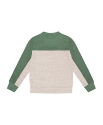 Boys' Long Sleeve Super Soft Brushed Jersey Top Color Block - Little Kid