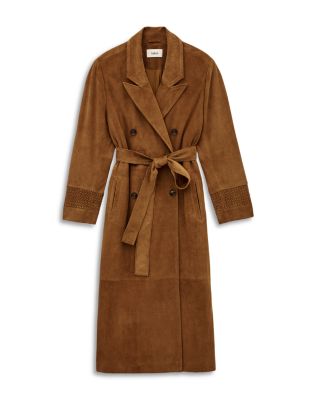 Maina Suede Trench Coat