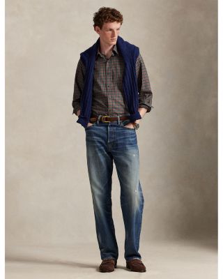 Classic Fit Plaid Twill Shirt