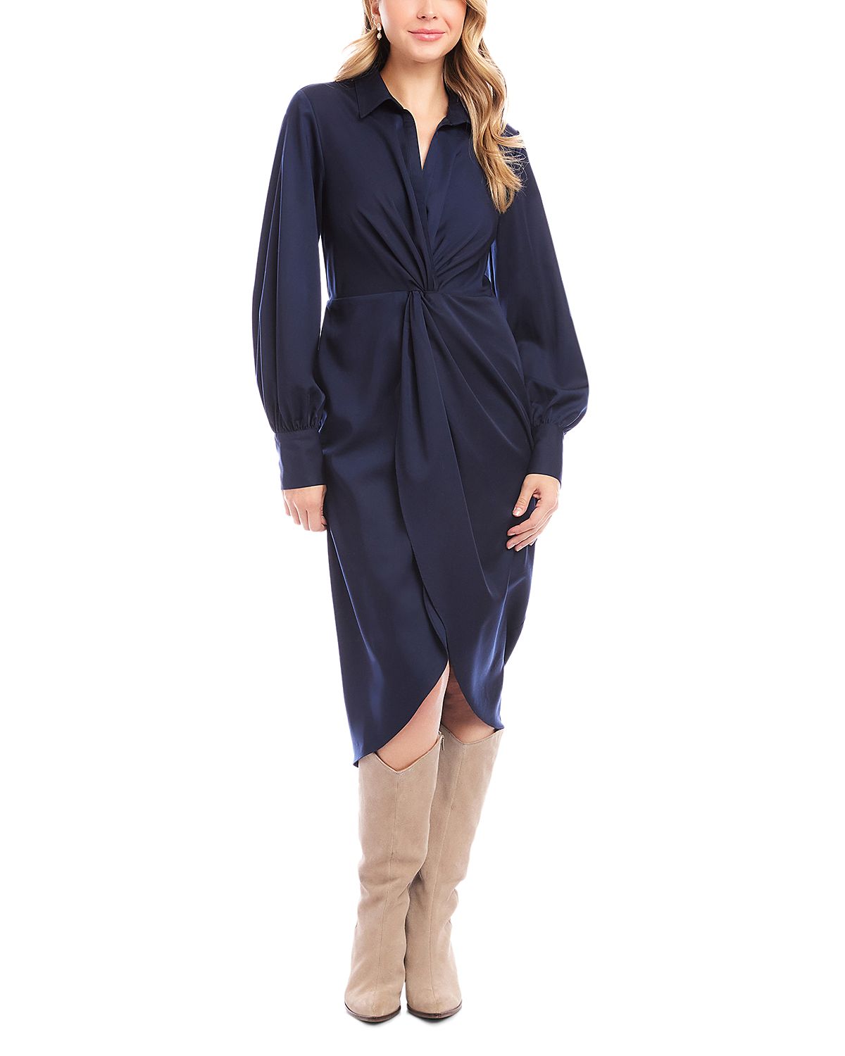 Karen Kane Savannah Twist Front Dress