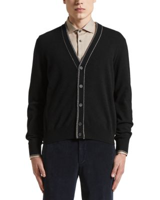 Wool and Cashmere Cardigan Sweater