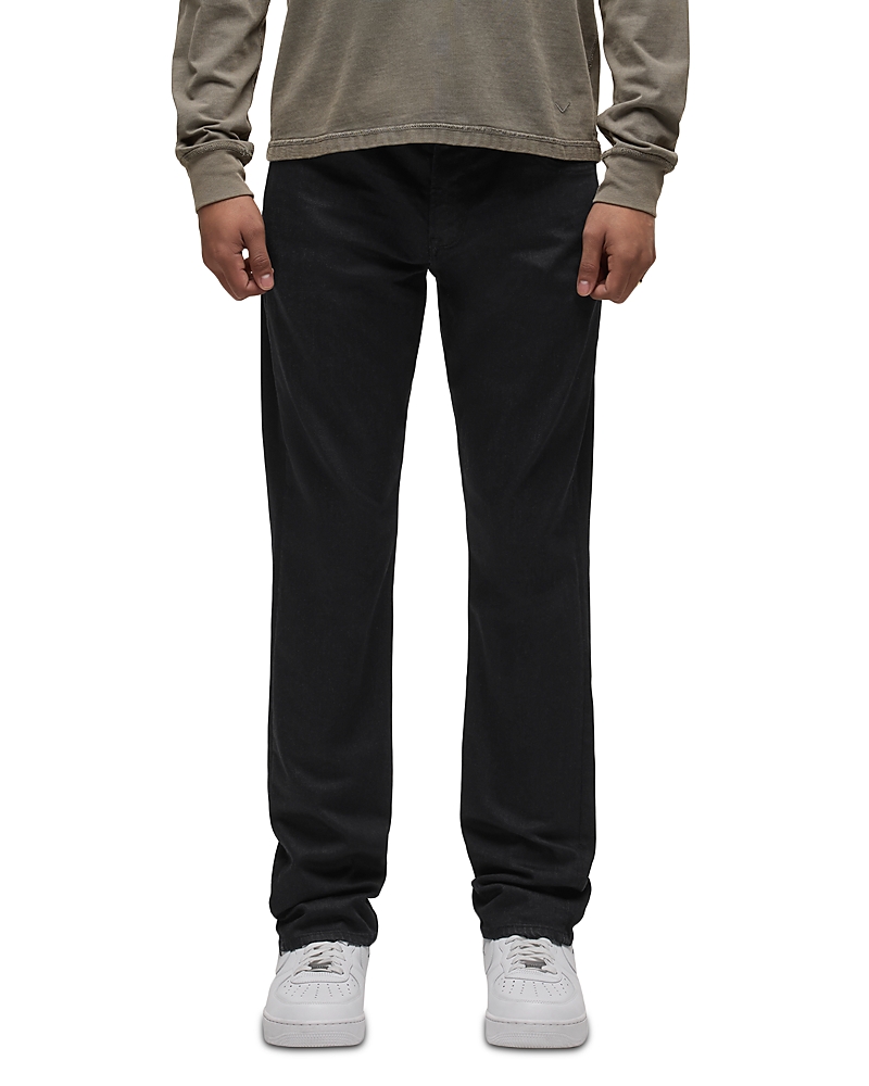 Hudson Blake Slim Straight Fit Jeans in Point Break Black