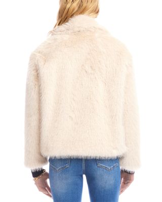 Cropped Faux Fur Jacket