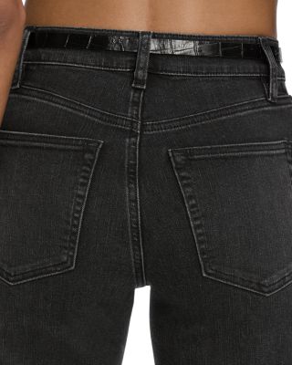 Le Slim Palazzo High Rise Jeans in Starship